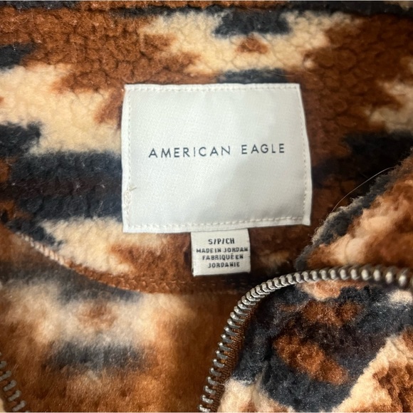 Aztec Sherpa Jacket, American Eagle, Woman’s Small - Picture 2 of 4